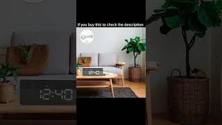 Digital display alarm clock shorts shortvideo youtubeshorts alarmclock [upl. by Ellebyam]