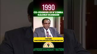 KALONJI OLUSEGUN CONFOUNDER NCOBRA afrodescendantorg reparations [upl. by Vlad]