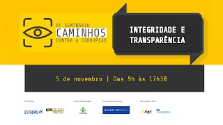 9º Seminário Caminhos Contra a Corrupção Integridade e Transparência DIA 2 [upl. by Adyela71]