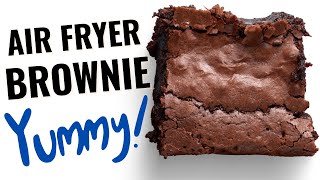 How To Make Easy Air Fryer Brownies SO Chewy And Fudgy [upl. by Odysseus310]