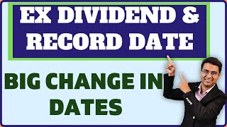 Settlement cycle record date  Record date changes  Ex dividend date changes [upl. by Nichols]