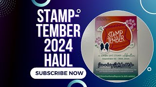 Stamptember 2024  Simon Says Stamp Haul  Come See 😱 [upl. by Colburn]