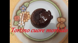 Tortini morbidi al cioccolato cuore caldo ricette Bimby Tm6 Tm5 Tm31 Tm21 Thermomix [upl. by Eednak]