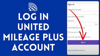 How to Login United Mileage Plus Account 2024 [upl. by Yorgen]