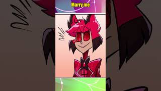 Alastor Proposes Comic Dub Hazbin Hotel [upl. by Ziguard]