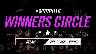 ATEAM  2nd Place – Upper Division  World of Dance Philippines Qualifier 2016  WODPH16 [upl. by Suicul]