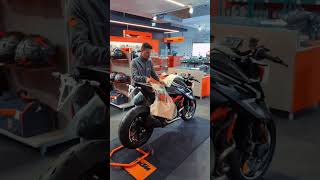 KTM 1290 cc ktm duke rider love biker beach viralvideo bikelover edit youtubeshorts [upl. by Krilov]