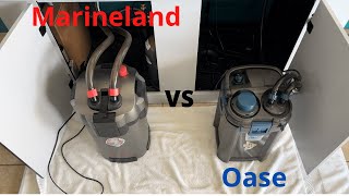 Canister filter Comparison Oase Bio Master￼350 vs Marineland Magnaflow 360 [upl. by Gaven]