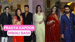 Mrunal Thakur Ashish Chanchlani Kanchi Shabir amp Others Grace The Pragya Kapoor Diwali Bash [upl. by Ticknor749]