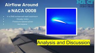 Airflow around a NACA 0008 Airfoil Analysis and Discussion [upl. by Ricky]