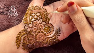 Very Beautiful Stylish Easy Mehndi Design for Hand  Beautiful Latest Henna Design [upl. by Iroj]