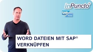 Word Dateien mit SAP verknüpfen DIS Stammdaten Versionierung mit inPuncto biz²Office [upl. by Kinna]