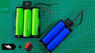 How to Connect an SPST Switch with a 2 X 18650 Battery Holder – DIY Tutorial [upl. by Bobbi417]