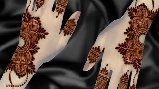 Stylish Back Hand Mehndi Designs ll Easy Latest Arabic Mehndi Designs ll New Arabic Mehndi Design [upl. by Molli]