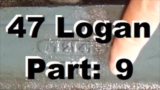 47 Wards Logan Lathe Part 9 Turn a Ream or Line Bore Tool Crafted Channel [upl. by Annawad]