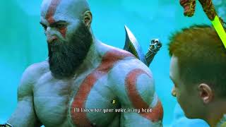 Kratos amp Atreus God of War Ragnarok Emotional Scene [upl. by Fosdick]