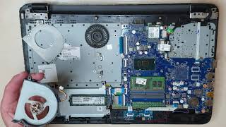 HP 250 G5  HP 255 G5 Disassembly and cleaning  thermal paste replacement [upl. by Atiraj]