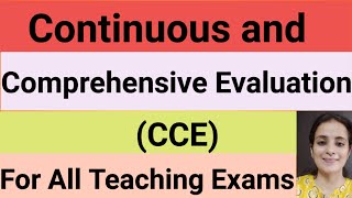 Continuous and Comprehensive Evaluation CCEFor all teaching exams [upl. by Einaej]