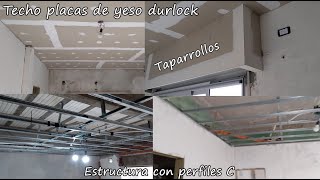 Techo de durlock  Cielo raso placas de yeso [upl. by Irtak]