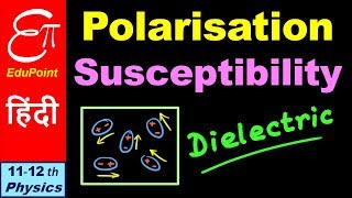 POLARISATION and SUSCEPTIBILITY in DIELECTRIC  in HINDI [upl. by Shaya]