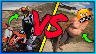 WŚCIEKLI LUDZIE vs MOTOCYKLIŚCI  Crazy People vs Bikers  Ochroniarz wyciągnął broń [upl. by Arinay168]