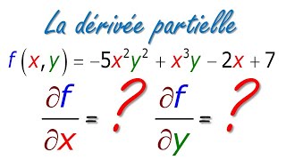 Calcul des dérivées partielles 1 [upl. by Dania]