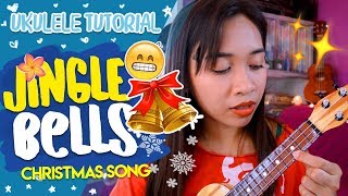 Jingle Bells Christmas Song Ukulele Tutorial [upl. by Peisch]