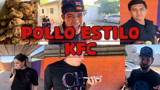 RECETA DE POLLO ESTILO KFC CON PAUL MAYVE Y LA CLICA DE LA PALMALOS TOYSEL CHEF CALVILLO [upl. by Ecitsuj]