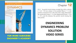 123  Rectilinear Kinematics Engineering Dynamics Hibbeler 14th ed  Engineers Academy [upl. by Ellainad]