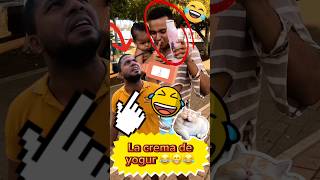 LA CREMA DE YOGUR 🧴😂🤯😂 🥺 viral love comedy shorts [upl. by Ahsilad]