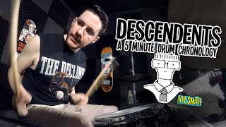 Descendents A 5 Minute Drum Chronology  Kye Smith 4K [upl. by Gradeigh]