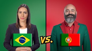 Brazilian vs European Portuguese  Portuguese Language Comparison [upl. by Cann]