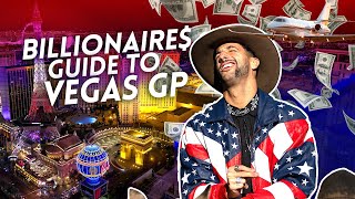 Billionaires Guide to the LAS VEGAS F1 GP [upl. by Lutim]