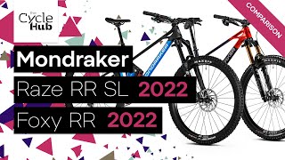 Mondraker Raze RR SL 2022 Vs Foxy RR 2022 [upl. by Eissel32]