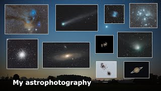 Pictures of galaxies planets comets nebulae that I took through my telescopes and lenses in 2023 [upl. by Prasad]