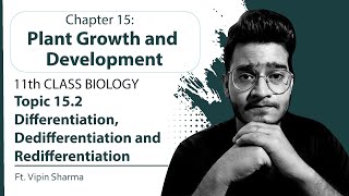 Topic152 Differentiation Dedifferentiation and Redifferentiation  Plant Growth amp Development [upl. by Agostino]