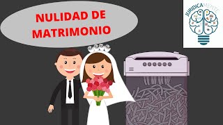 LA NULIDAD DE MATRIMONIO [upl. by Dickey]