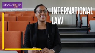 Study International Law at The University of Manchester [upl. by Emixam]