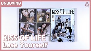 KISS OF LIFE Lose Yourself All Versions Unboxing 16102024 [upl. by Weldon]