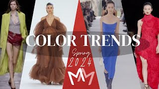 SpringSummer 2024 Fashion Color Trends [upl. by Aitekram]