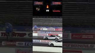 Luxury vsLegend Cadillac CT5V vs Toyota Supra GR The Ultimate Drag Showdown 🚗💨dragracing race [upl. by Dauf]