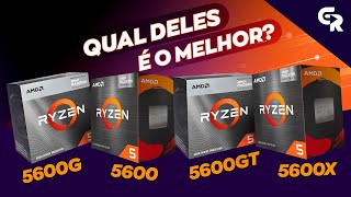 🟢 RYZEN 5 5600  5600X  5600G  5600GT  Quais as diferenças e qual deles é melhor não comprar [upl. by Ressay]