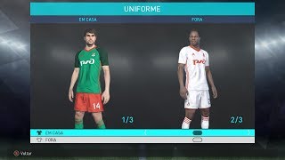 PES 2018  Lokomotiv Moscow kits 1718 PS4PC [upl. by Anyar41]