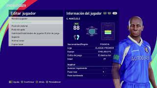 Claude Makélélé  PES Clasico Face Bodyamp Stats [upl. by Ened]