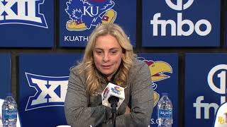 Baylor Basketball W Postgame at Kansas  January 10 2024 [upl. by Amla222]