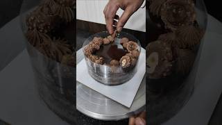 Ferrero rocher layer cake decoration ideas ferrerorochercake shortvideo youtubeshorts shortfeed [upl. by Vasta]