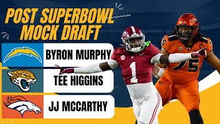 NFL MOCK DRAFT 2024 WITH TRADES [upl. by Hawkins]