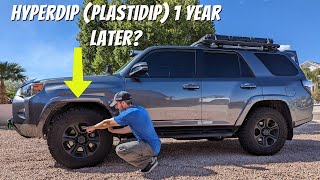 Does Hyperdip Plasti Dip Last Heres How it Looks After 1 Year [upl. by Elaina]