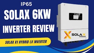 Solax 6KW Hybrid Inverter  Solax X1 Hybrid Lv Ip65 Inverter  Solax Power Inverter Review amp Unbox [upl. by Irt]