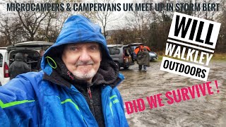 MICROCAMPERS amp CAMPERVANS MEET UP IN STORM BERT [upl. by Sset]